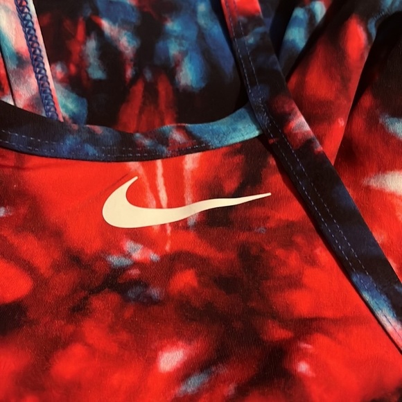 NWT Nike Women's Hydrastrong Tie Dye Crossback One Piece Swimsuit - Picture 5 of 5